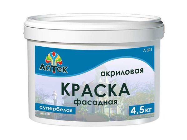 Краска фасадная латексная